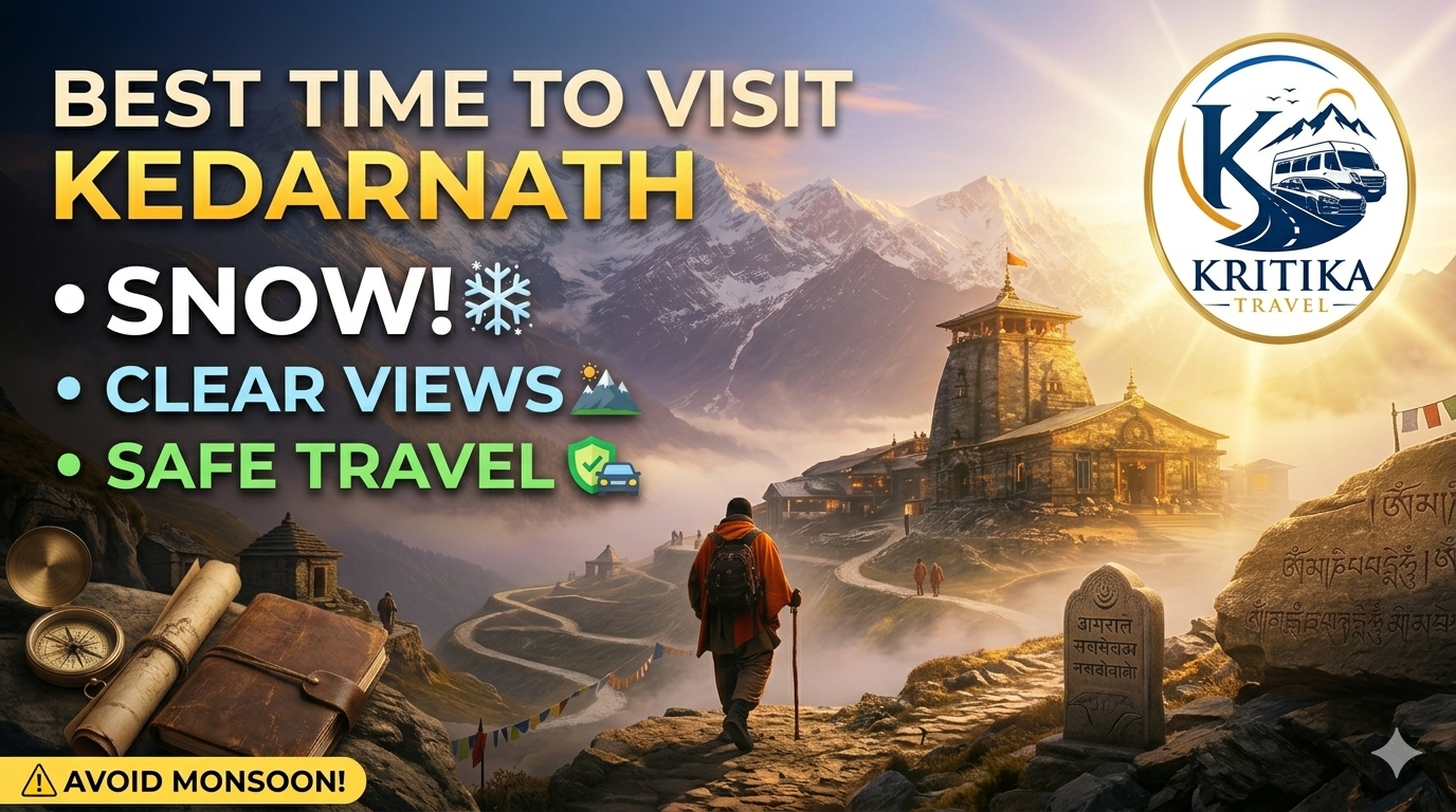 Best Time to Visit Kedarnath for Snow, Clear Views & Safe Travel